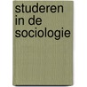 Studeren in de sociologie door Onbekend