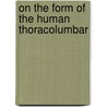 On the form of the human thoracolumbar door Snyders