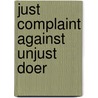 Just complaint against unjust doer door Professor Thomas H. Davenport