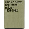 Eind en herex. opg. frans mavo-4 1979-1982 door Onbekend