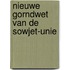 Nieuwe gorndwet van de sowjet-unie