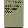 Informacion and peticion agaynst oppr. door Patrick Crowley