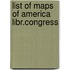 List of maps of america libr.congress