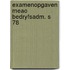 Examenopgaven meao bedryfsadm. s 78