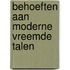 Behoeften aan moderne vreemde talen