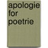 Apologie for poetrie