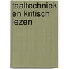 Taaltechniek en kritisch lezen door Ruler