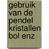 Gebruik van de pendel kristallen bol enz