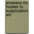 Answere mr. hooker to supplication etc