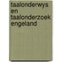 Taalonderwys en taalonderzoek engeland