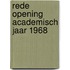 Rede opening academisch jaar 1968