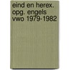 Eind en herex. opg. engels vwo 1979-1982 by Unknown