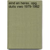 Eind en herex. opg. duits vwo 1979-1982 door Onbekend