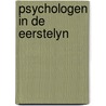 Psychologen in de eerstelyn by Rooy
