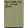 Ervaringsgericht opl.ond.wrk j.kind 4 door Vermeulen