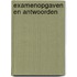 Examenopgaven en antwoorden