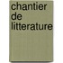 Chantier de litterature
