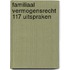 Familiaal vermogensrecht 117 uitspraken