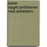 Beter opgel.antillianen ned.arbeidsm. by Reubsaet