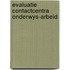Evaluatie contactcentra onderwys-arbeid