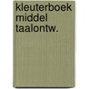 Kleuterboek middel taalontw. by Bauer Wechem