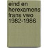 Eind en herexamens frans vwo 1982-1986