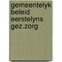 Gemeentelyk beleid eerstelyns gez.zorg