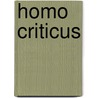 Homo criticus by Peeters
