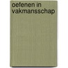 Oefenen in Vakmansschap by N. Boonstra