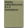 Display vakantiecursus 6 x 3 exemplaren door Onbekend