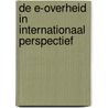 De e-overheid in internationaal perspectief door G.S. van Os