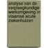 Analyse van de verpleegkundige werkomgeving in Vlaamse Acute Ziekenhuizen