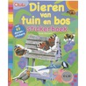 Dieren van tuin en bos stickerboek door Lieve Boumans