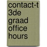 Contact-T 3de graad Office hours door Geert Claeys