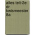 Alles telt-2e dr Kwismeester 8A
