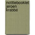 Notitiebooklet Jeroen Krabbé