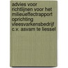 Advies voor richtlijnen voor het milieueffectrapport Oprichting vleesvarkensbedrijf C.V. Asvam te Liessel by Commissie voor de m.e.r.
