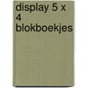 Display 5 x 4 blokboekjes by Jet Boeke