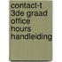 Contact-T 3de graad Office hours Handleiding