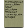 Overeenkomsten en verschillen tussen Educatieve Masters en Masters Sport en Bewegen by H. Schuit