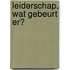 Leiderschap, wat gebeurt er?