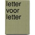 Letter voor letter