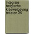 Integrale Belgische Kieswetgeving Teksten 35