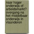 Naar hoger onderwijs of arbeidsmarkt? Overgang na het middelbaar onderwijs in Vlaanderen