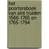 Het poortersboek van Sint-Truiden 1566-1765 en 1765-1794