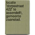 Locatie 'Dorpsstraat 422' te Assendelft, gemeente Zaanstad.