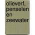 Olieverf, penselen en zeewater