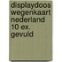 Displaydoos Wegenkaart Nederland 10 ex. gevuld