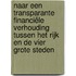 Naar een transparante financiële verhouding tussen het Rijk en de vier grote steden