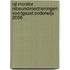 NJi Monitor Reboundvoorzieningen voortgezet onderwijs 2008